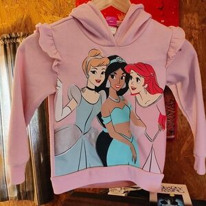 Disney Princess Pink Hoodie (Size 6)